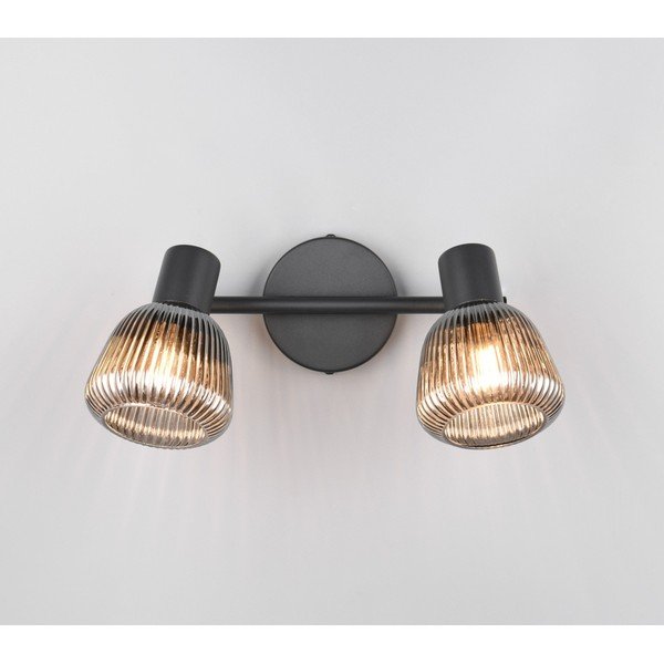 Черен прожектор ø 10 cm Tarifa – Trio-image-1