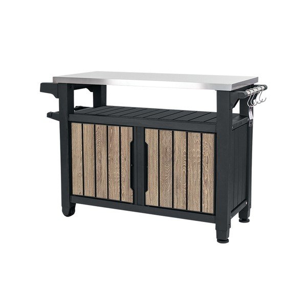 Пластмасова градинска бар маса 134x52 cm Deco Unity XL – Keter