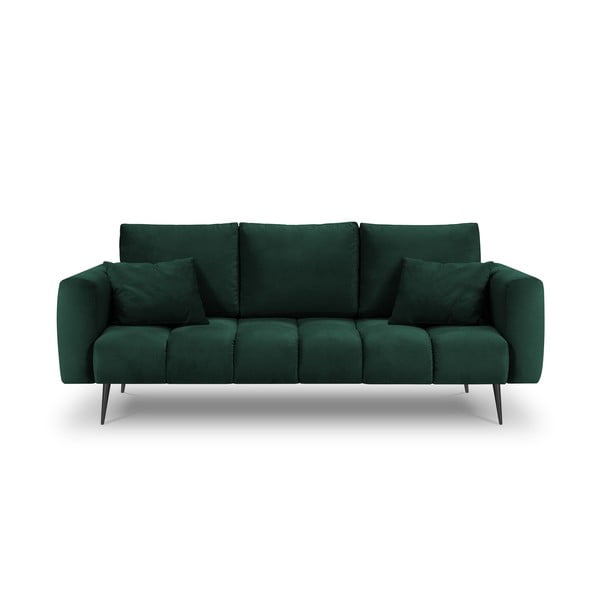 Тъмнозелен кадифен диван Octave - Interieurs 86