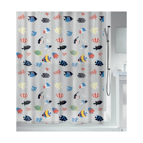 Завеса за душ 180x200 cm Fish – Spirella