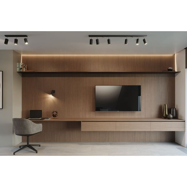 Черно таванно осветително тяло 4L Etna - Sollux-image-2