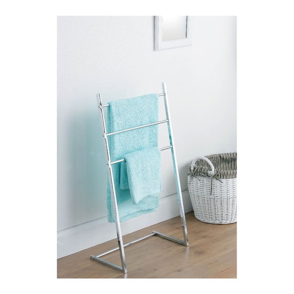 Поставка за кърпи от хромирана стомана в сребрист цвят - Premier Housewares-image-1