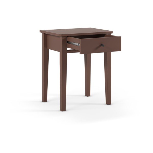 Теракотено матово нощно шкафче Bart – Marckeric-image-3