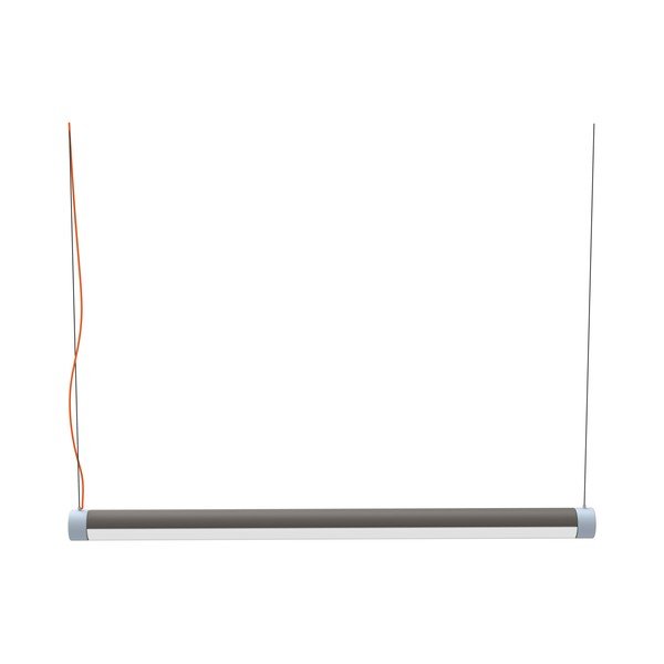 Сиво LED затъмняващо се висящо осветително тяло Interplay – Hübsch