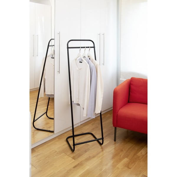 Черен метален стелаж за дрехи Surya - Wenko-image-1