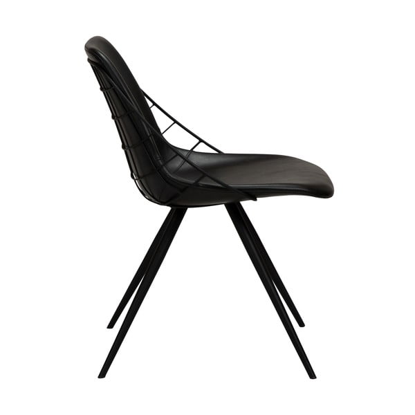 Стол за хранене от черна изкуствена кожа Sway - DAN-FORM Denmark-image-2