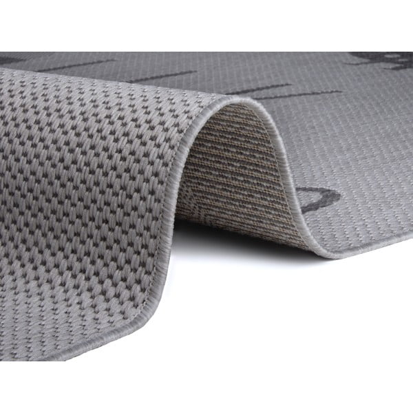 Сив детски килим Писма, 80 x 150 cm - Ragami-image-1