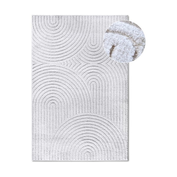 Бял килим 120x170 cm Panglao New York White – Elle Decoration