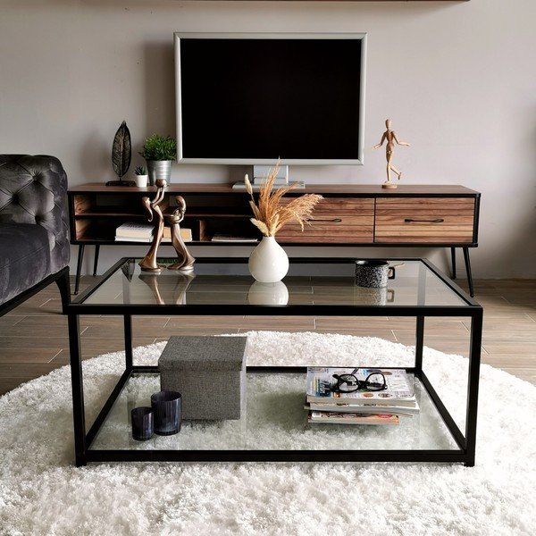 Черна масичка за кафе 60x90 cm Astro - Neostill-image-1