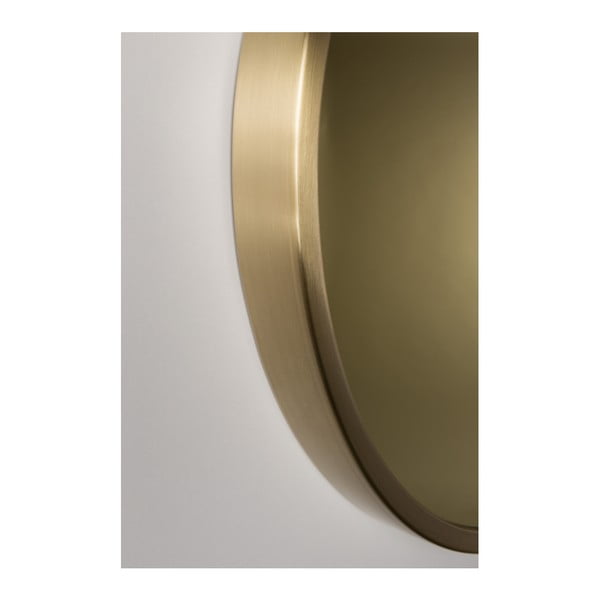 Огледало за стена от златна стомана, ø 60 cm Bandit - Zuiver-image-3