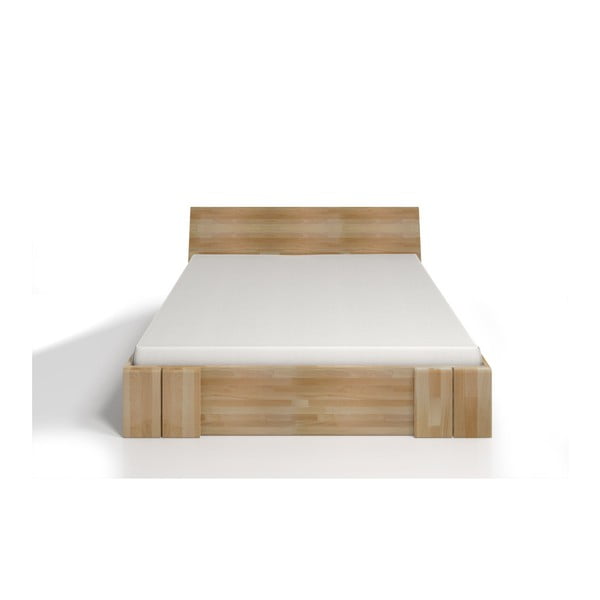 Dvoulůžková postel z bukového dřeva se zásuvkou SKANDICA Vestre Maxi, 160 x 200 cm-image-1