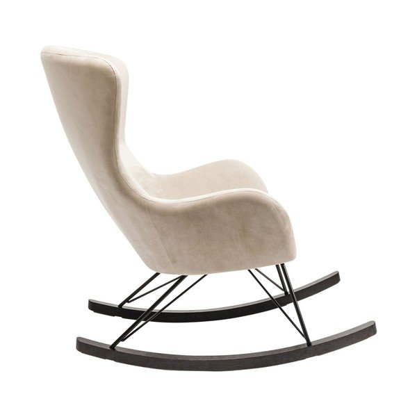 Бял люлеещ се фотьойл Oslo - Kare Design-image-2