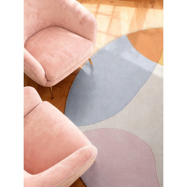 Ръчно изработен вълнен кръгъл килим ø 160 cm Hackney Clarissa – Ted Baker-image-2