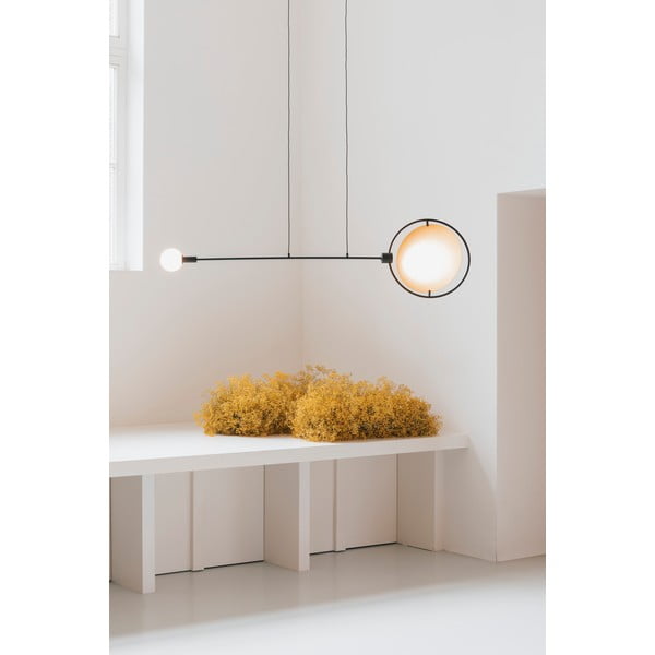 LED затъмняващо се висящо осветително тяло в цвят жълта охра и черно Sirius – Zuiver-image-2