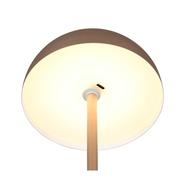 LED настолна лампа в бронзов цвят с метален абажур (височина 21 cm) Munoz – Trio-image-4