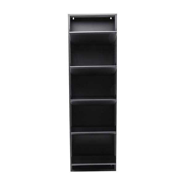Антрацитно сив стелаж за обувки Caruso - Kare Design-image-3