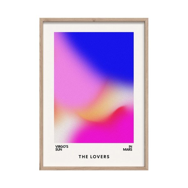 Печатна картина с включена рамка 50x70 cm Love Flow – Styler