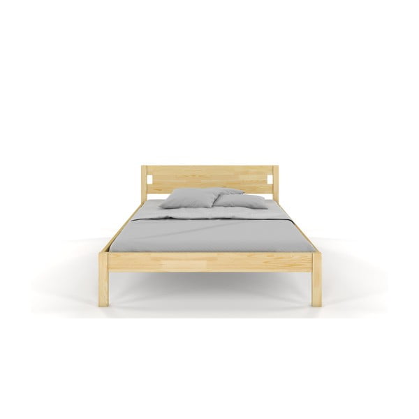 Двойно легло от борова дървесина 180x200 см в естествен цвят Laxbaken - Skandica-image-1
