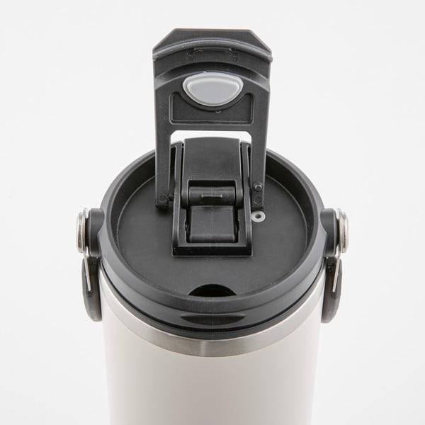 Светлорозова бутилка за пътуване бутилка  от неръждаема стомана 1 l Eco – Ladelle-image-4