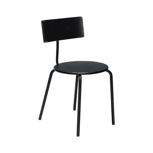 Черни трапезни столове в комплект от 4 бр. Koi – Hübsch