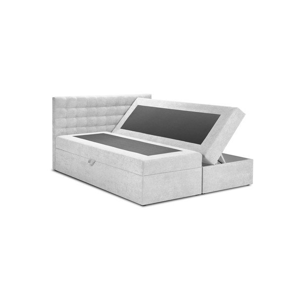 Светлосиво двойно легло , 160 x 200 cm Jade - Mazzini Beds-image-2