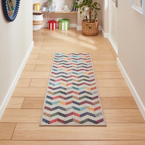 Пътека подходяща за пране 76x230 cm Coral Multi – Think Rugs-image-1