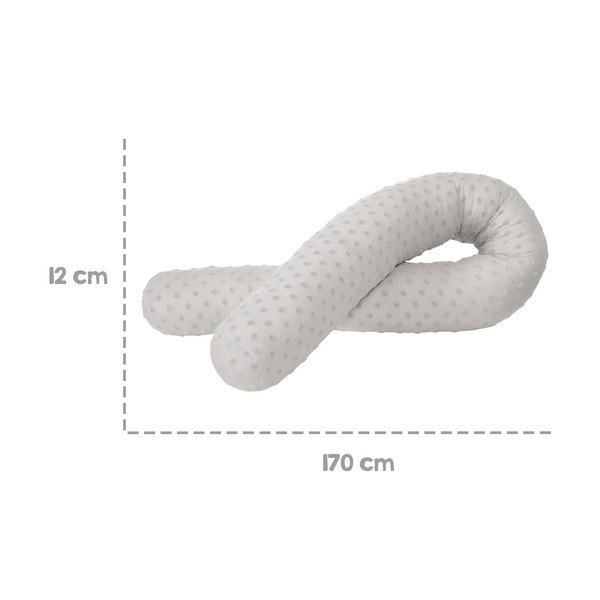 Светлосива възглавница за кърмене Lil Planet - Roba-image-4