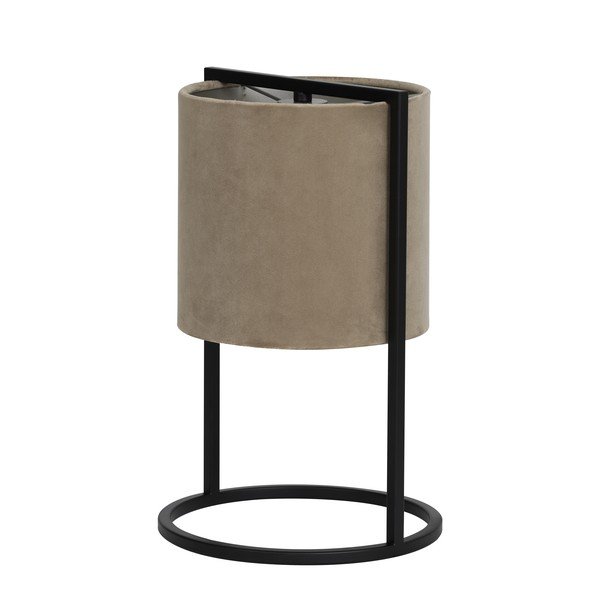 Настолна лампа в черно и бежово (височина 35 cm) Santos - Light & Living-image-2