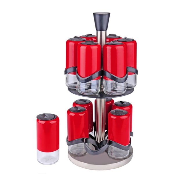 Комплект от 12 подправки за стойка за ротисерия Lux Red - Kitchenworld