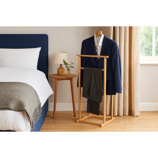 Бамбукова стойка за костюми в естествен цвят Aimo – Bonami Essentials-image-1