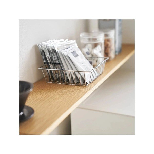 Бял/в естествен цвят дървен  допълнителен рафт 28,5x8,5 cm Tower – YAMAZAKI-image-2