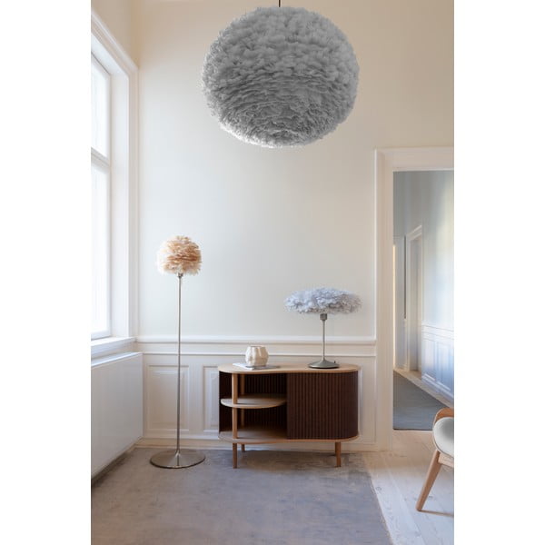 Кафяв нисък скрин в дъбов декор с плъзгащи се врати 100x67 cm Audacious - UMAGE-image-1