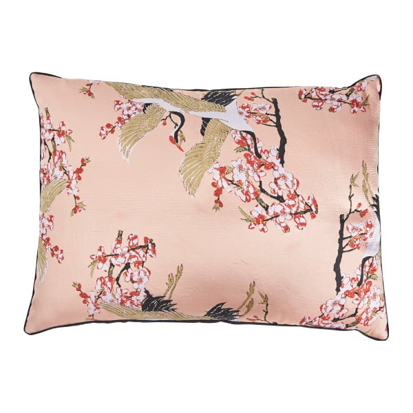 Розова възглавница със смес от памук - Bahne & CO