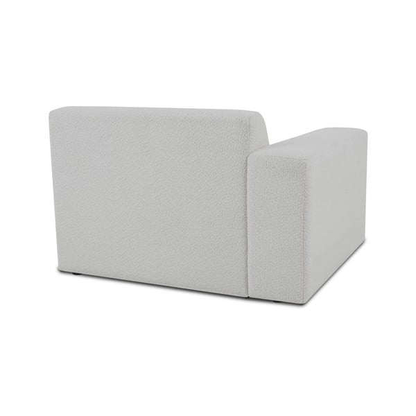 Бял модулен диван от букле (ляв ъгъл) Roxy – Scandic-image-2