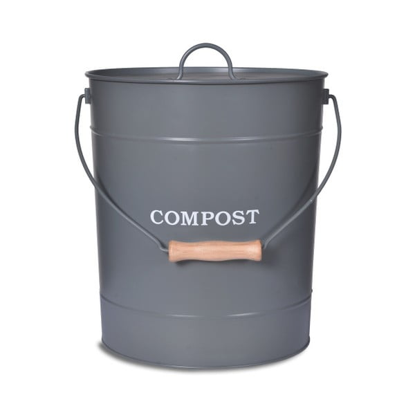 Šedý kompostér Garden Trading Compost Bucket, 10 l
