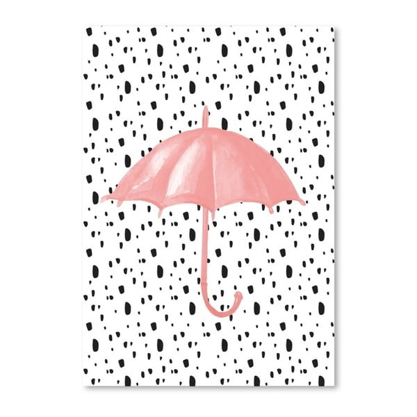 Plakát Americanflat Umbrella on Polka, 30 x 42 cm