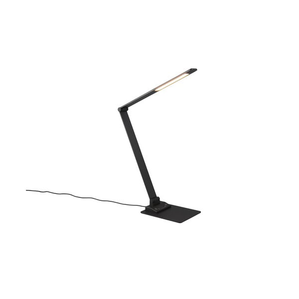Черна настолна LED лампа с възможност за димиране (височина 72 cm) Travis - Trio