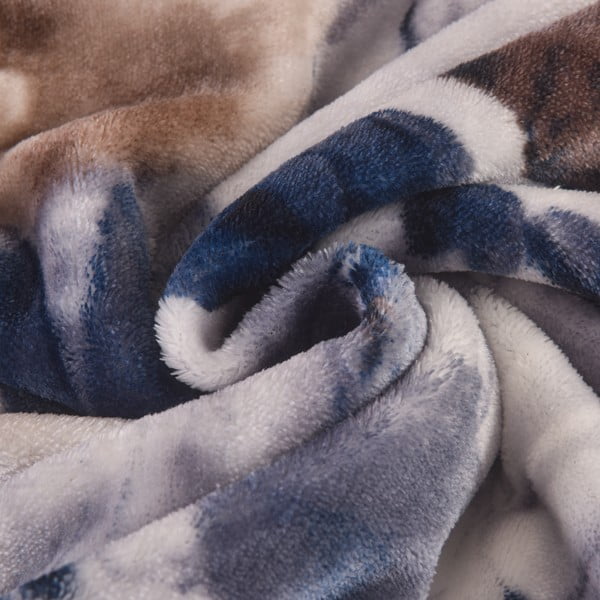 Лилаво единично  спално бельо от микроплюш 140x200 cm Riana – My House-image-1