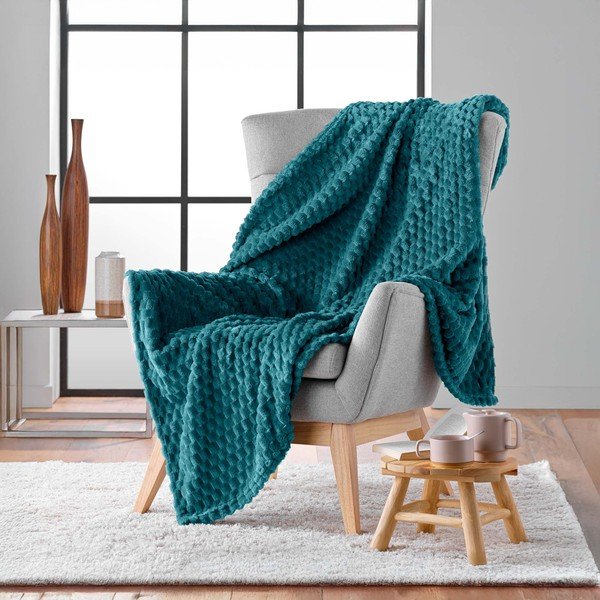 Синьо  одеяло от микрофланела 125x150 cm Mini Frosty – douceur d'intérieur-image-2