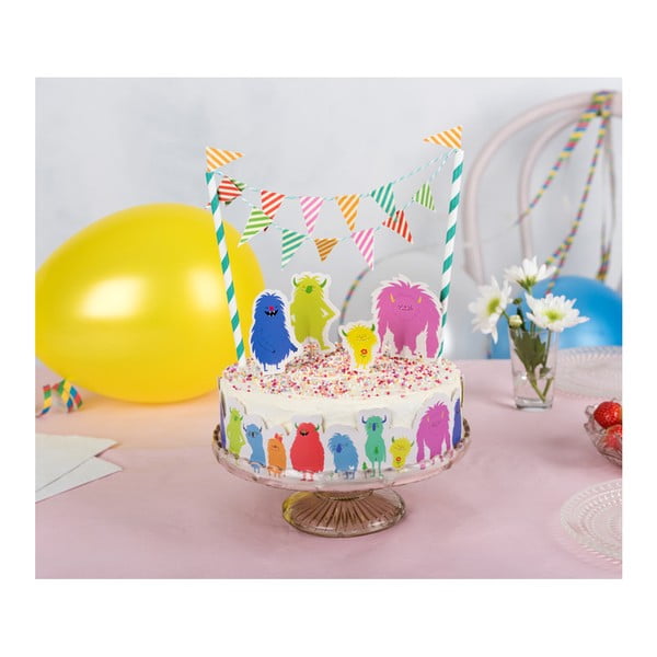 Комплект за декориране на торта "Чудовищата на света Monsters of the World - Rex London-image-2