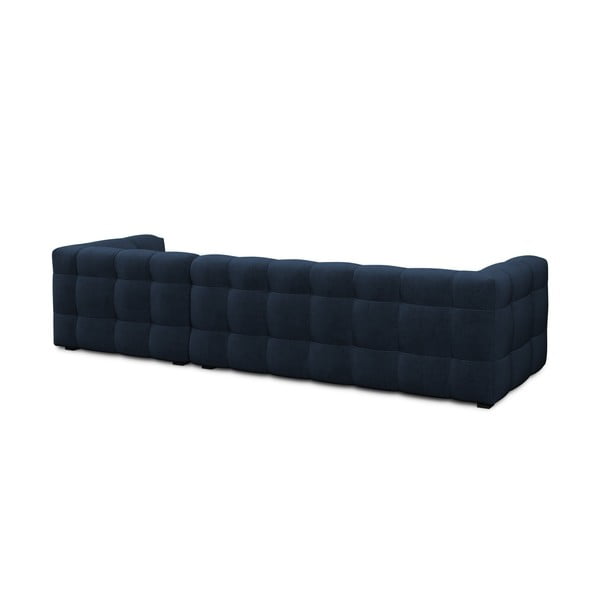 Ъглов диван от синьо кадифе , десен ъгъл Vesta - Windsor & Co Sofas-image-4
