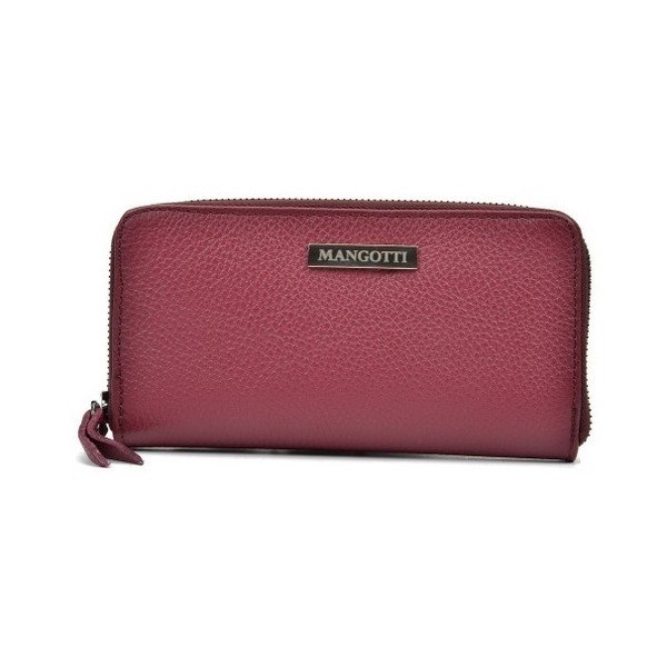 Mangotti Landallo червен кожен портфейл - Mangotti Bags