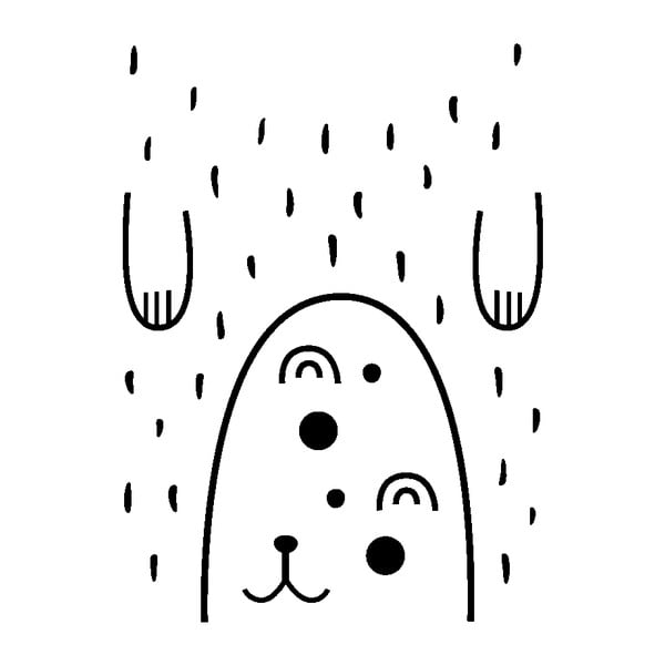 Щастливо мече - стикер за стена - Ambiance-image-1