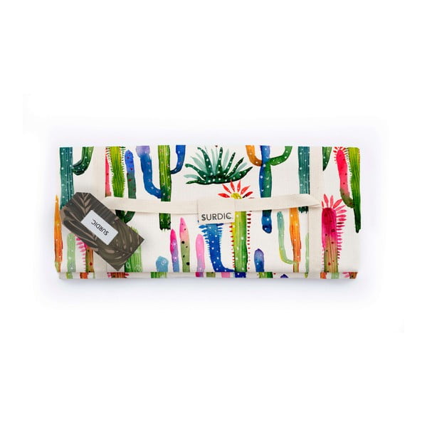 Одеяло за пикник Manta Picnic , 140 x 170 cm Watercolor Cactus - Surdic