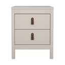 Сиво-бежово нощно шкафче Madrid – Tvilum