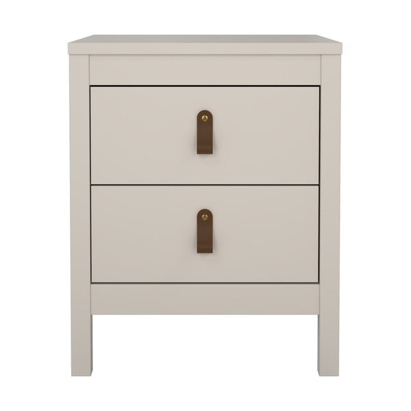 Сиво-бежово нощно шкафче Madrid – Tvilum