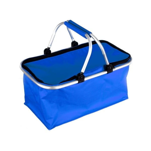 Přenosný nákupní košík Vetro, modrý