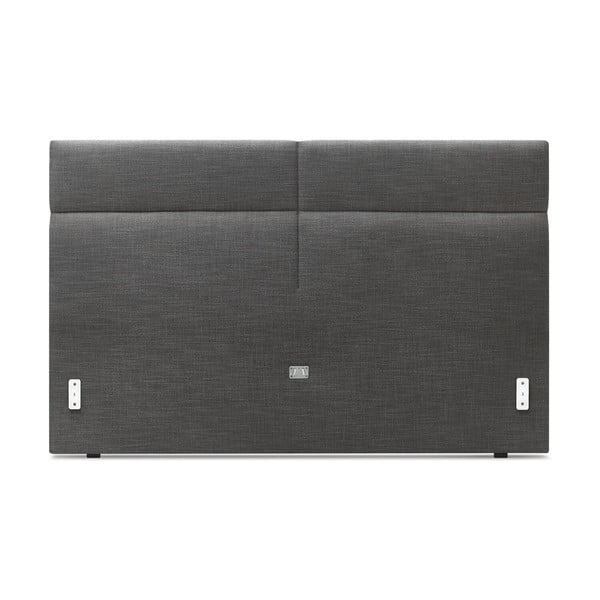 Черно тапицирано двойно легло с решетка 180x200 cm Elyna - Bobochic Paris-image-3