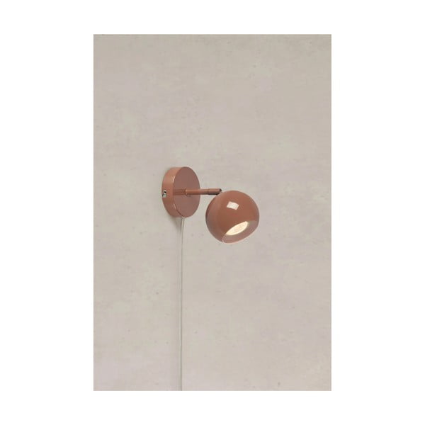 Кафява стенна лампа за контакт Pop – Markslöjd-image-2