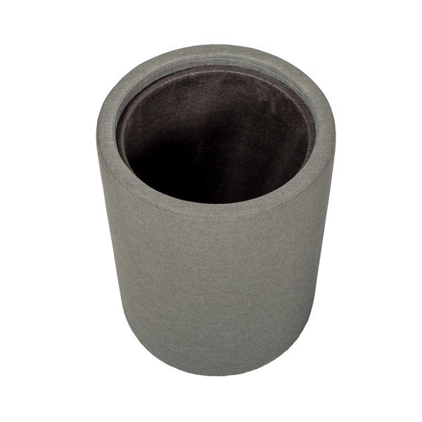 Odkládací stolek v zelenošedé barvě se snímatelnou deskou z dubového dřeva Askala Ibisco, ⌀ 36 cm-image-1